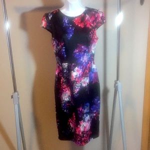 Betsy Johnson floral dress, size 4